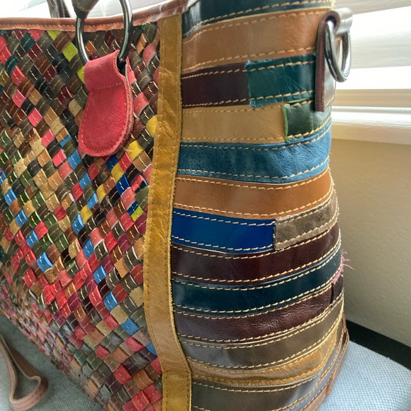 Amerileather Cecily Tote multicolored - Picture 5 of 10
